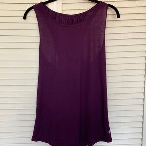 Yoga top in purple size L
